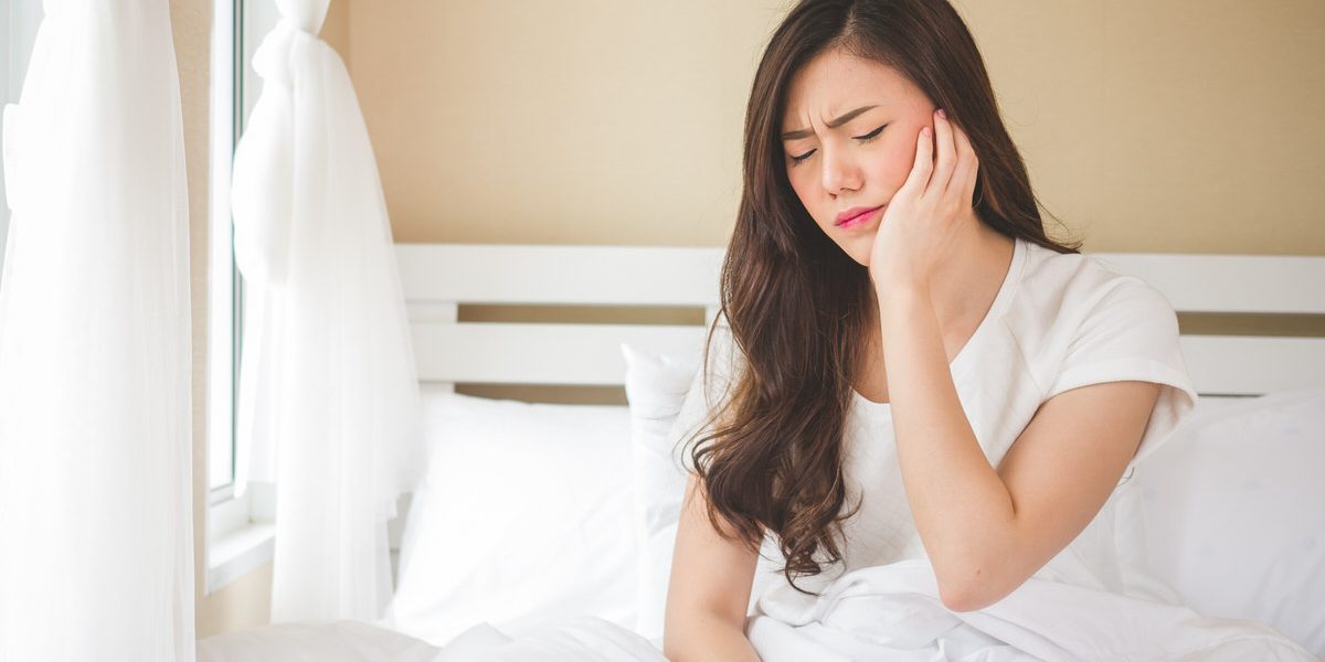 Asian woman toothache, pain, hurt and injured, tooth, teeth and dentistry woman concept Asian woman toothache, pain, hurt and injured, tooth, teeth and dentistry woman concept